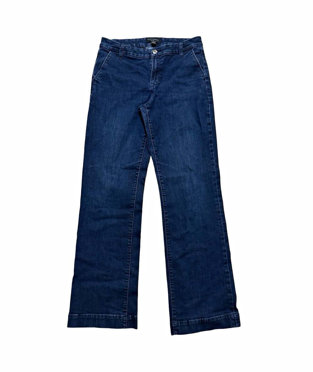 Banana Republic Women’s Bootcut Jeans Blue Dark Wash Denim Stretch 5-Pocket